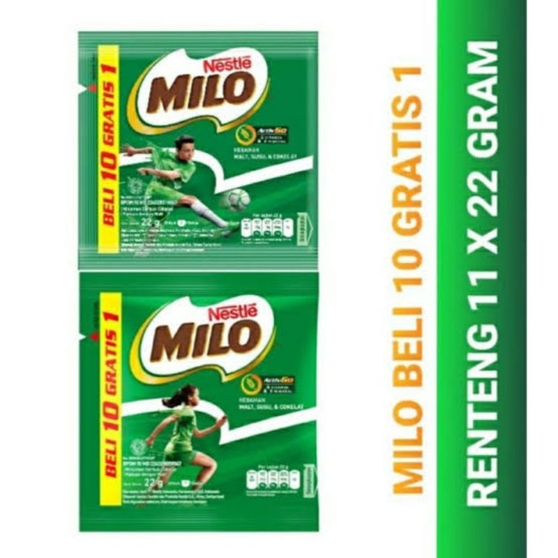 

Milo 1 Renteng Isi 10 Sachet