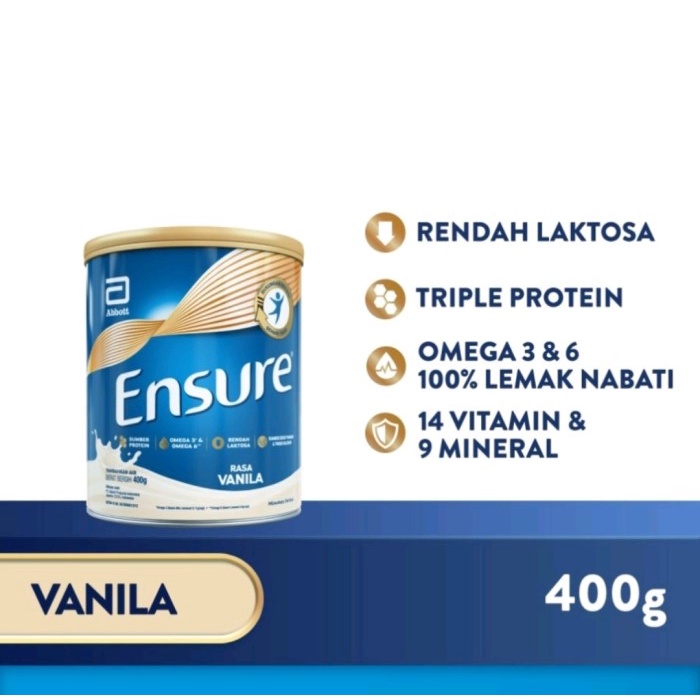

[Big Sale] ENSURE VANILA COKLAT 400/900 GR - Vanila, 850 gr