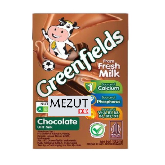 

[Big Sale] Greenfields Fresh Milk 125 ml - 105ml Coklat