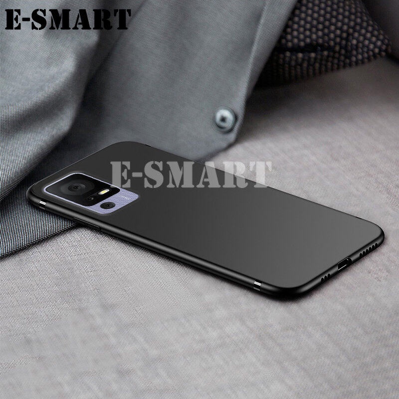 For Sharp Aquos V6 Plus Case Smooth Environmentally Friendly Silicone Back Cover Phone Casing for Sh