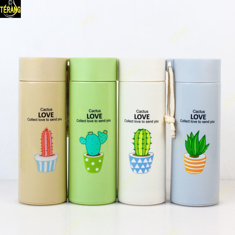 BOTOL MINUM AIR PANAS KACA TUMBLER TERMOS AIR PANAS BOTOL MINUM LUCU