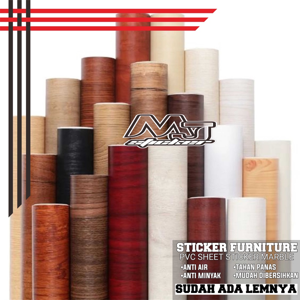 HPL STICKER / HPL MOTIF KAYU / PELAPIS KAYU TRIPLEK MEJA DINDING PINTU