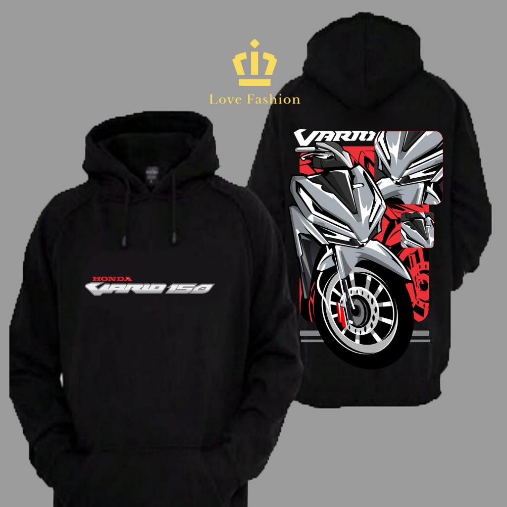 Sweater Hoodie Distro Motor Honda Vario 150 Sporty Riders Premium Terbaru