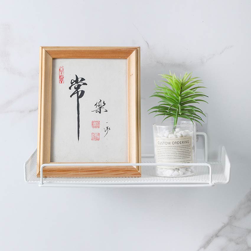 Rak Router Wifi Dinding Bahan Besi Rak Ambalan Gantung Modem Tempat Router STB Tempel Dinding