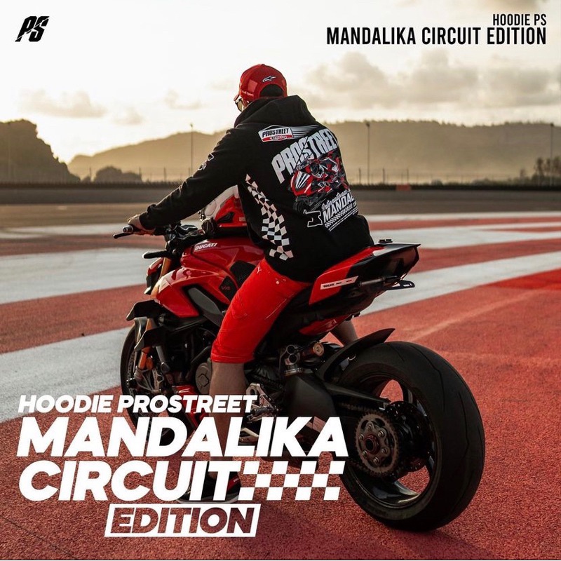 Jaket Sweater Prostreet GP Mandalika Hoodie Sunmori Pria Wanita