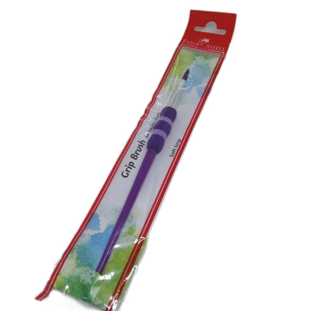 

FABER CASTELL PAINT BRUSH PURPLE IN POUCH