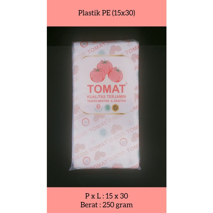 Fajar Mulya - Plastik PE Tomat (15 x 30) - 1 Pack