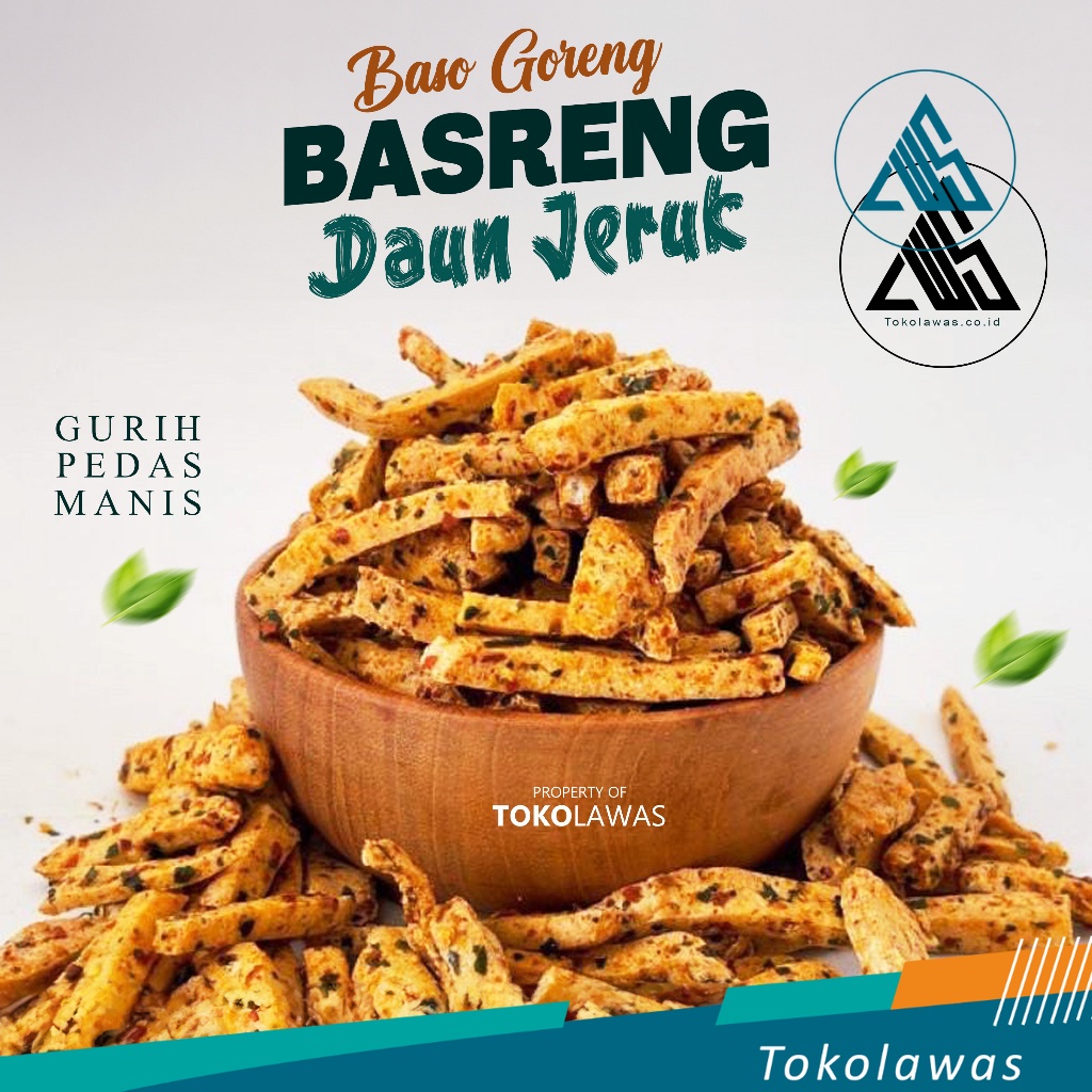 

Bakso Goreng Pedas/Basreng Stik Pedas Aromatik Daun Jeruk