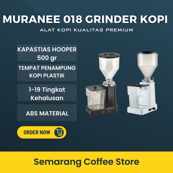 Grinder Kopi Kuis Muranee 018 Mesin Alat Penggiling Kopi Otomatis