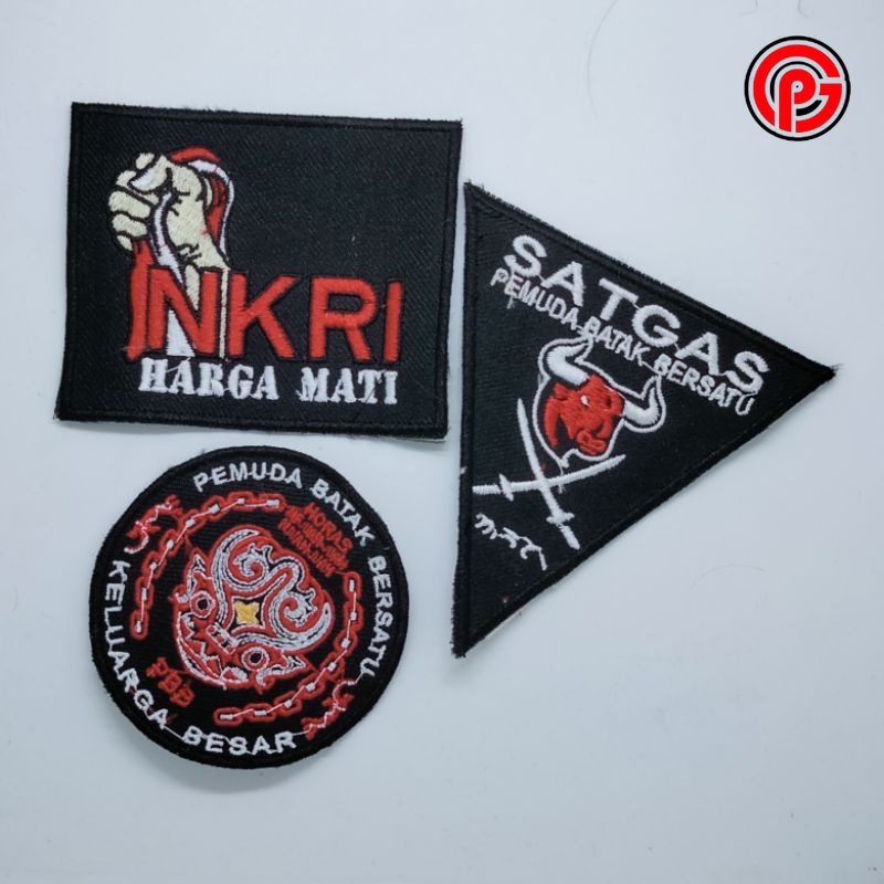 Best Seller Logo Bordir  Pemuda Batak Bersatu / Logo Pemuda Batak Bersatu / Bordir Logo Pemuda Batak