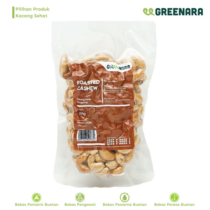 

[PREMIUM] Kacang Mede Panggang 250gr / Roasted Cashew KUALITAS TERBAIK