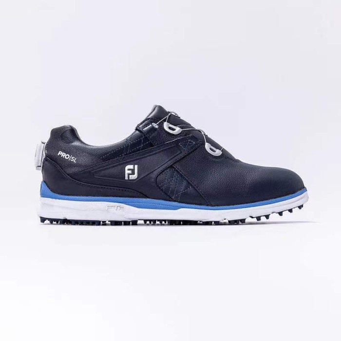 Sepatu Golf pria Pro SL Golf shoes boa dark blue FJ