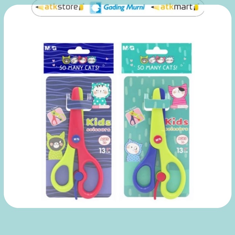 

M&G "SO MANY CATS" Kids Safety Scissors 130mm / gunting anak - ASS913D8
