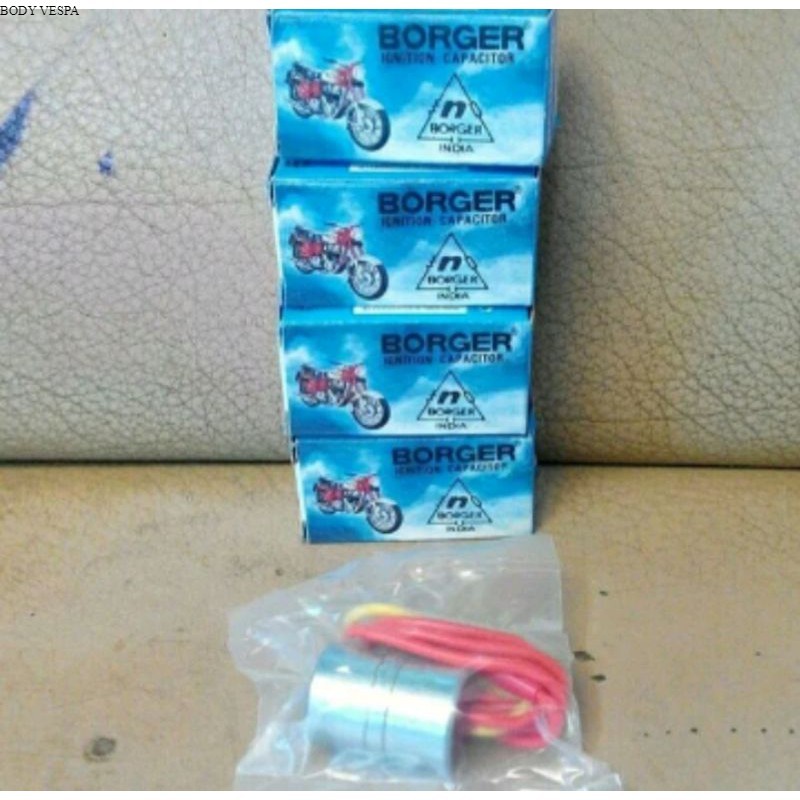 kondensor dalam borger ori vespa vbb super sprint bajaj pts ps