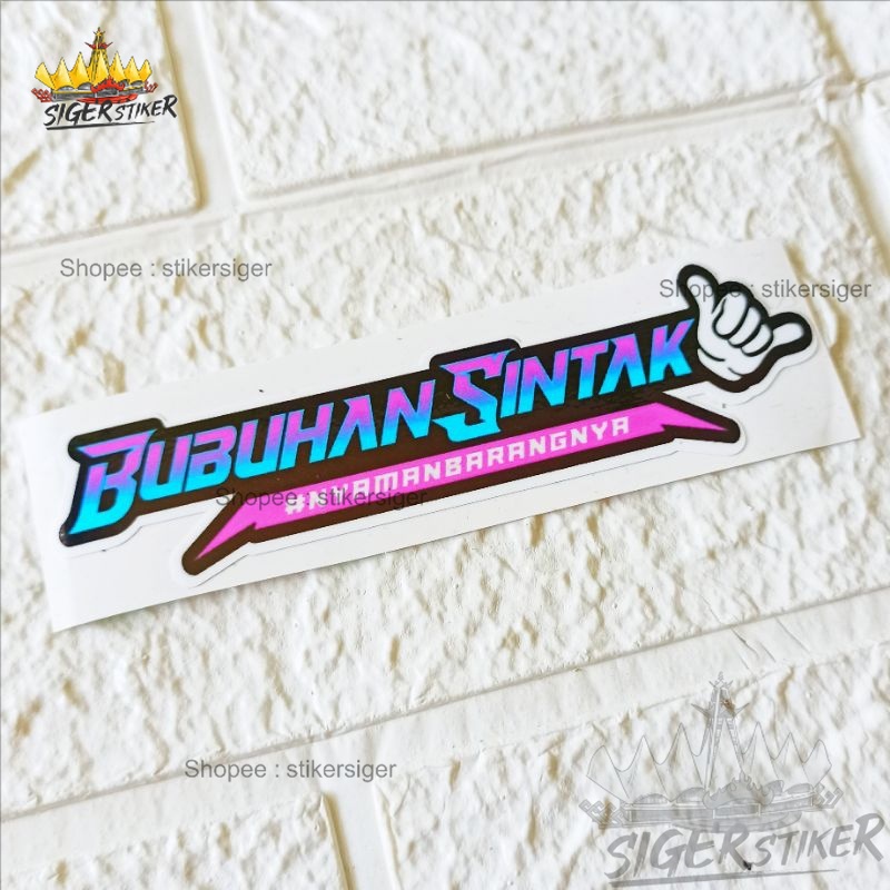 STIKER BUBUHAN SINTAK