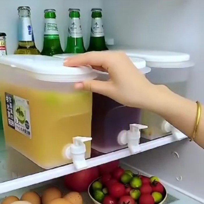 Dispenser kulkas viral Dispenser Minum 3.5L Kulkas/teko air portable  Random warna