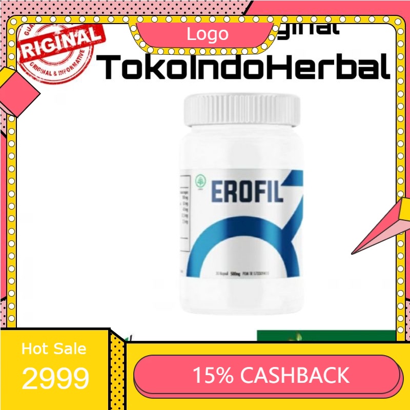 EROFIL Obat Erofil Asli Original Obat Herbal Pria Vitalitas Bergaransi Berkualitas