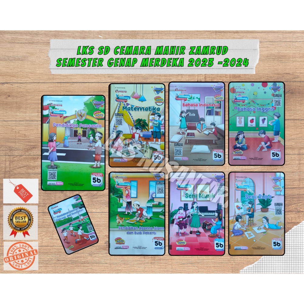 Buku LKS Putra Nugraha Cemara Mahir Zamrud Kelas 5 Genap Merdeka 2023-2024 Termurah