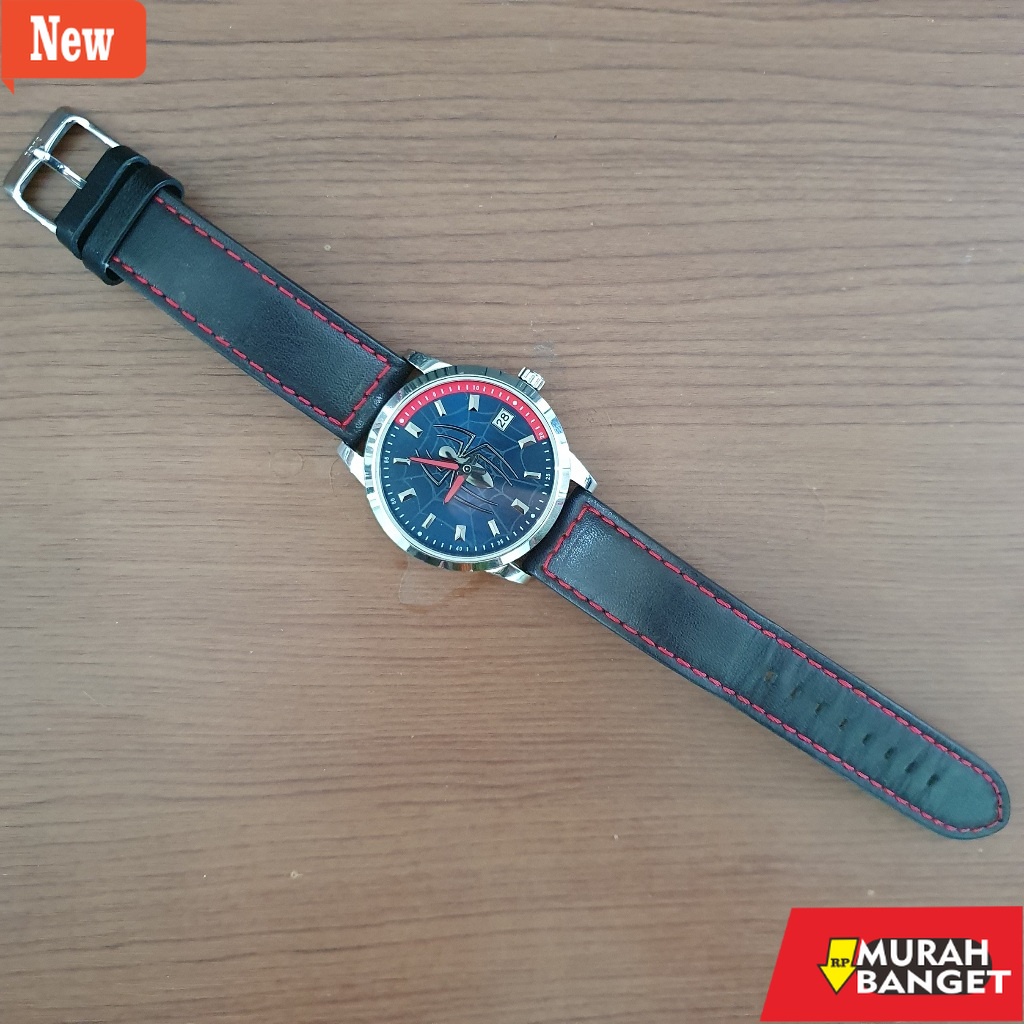 cocok buat kerja- Jam Tangan MCI Original Million Time edisi khusus Spiderman Watch Preloved