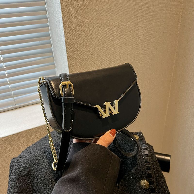 [ COD✅ ] Aroana BagTas sadel kunci desain ceruk yang tampak tinggi untuk wanita tas setengah lingkar