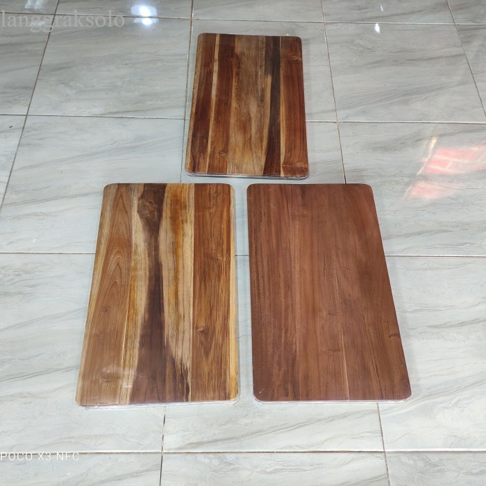 

terlaris Talenan Jati JUMBO / Alas adonan Kue / Talenan Jati 30x50 cm