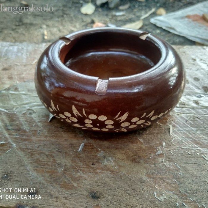

asbak bulat kayu jati termurah