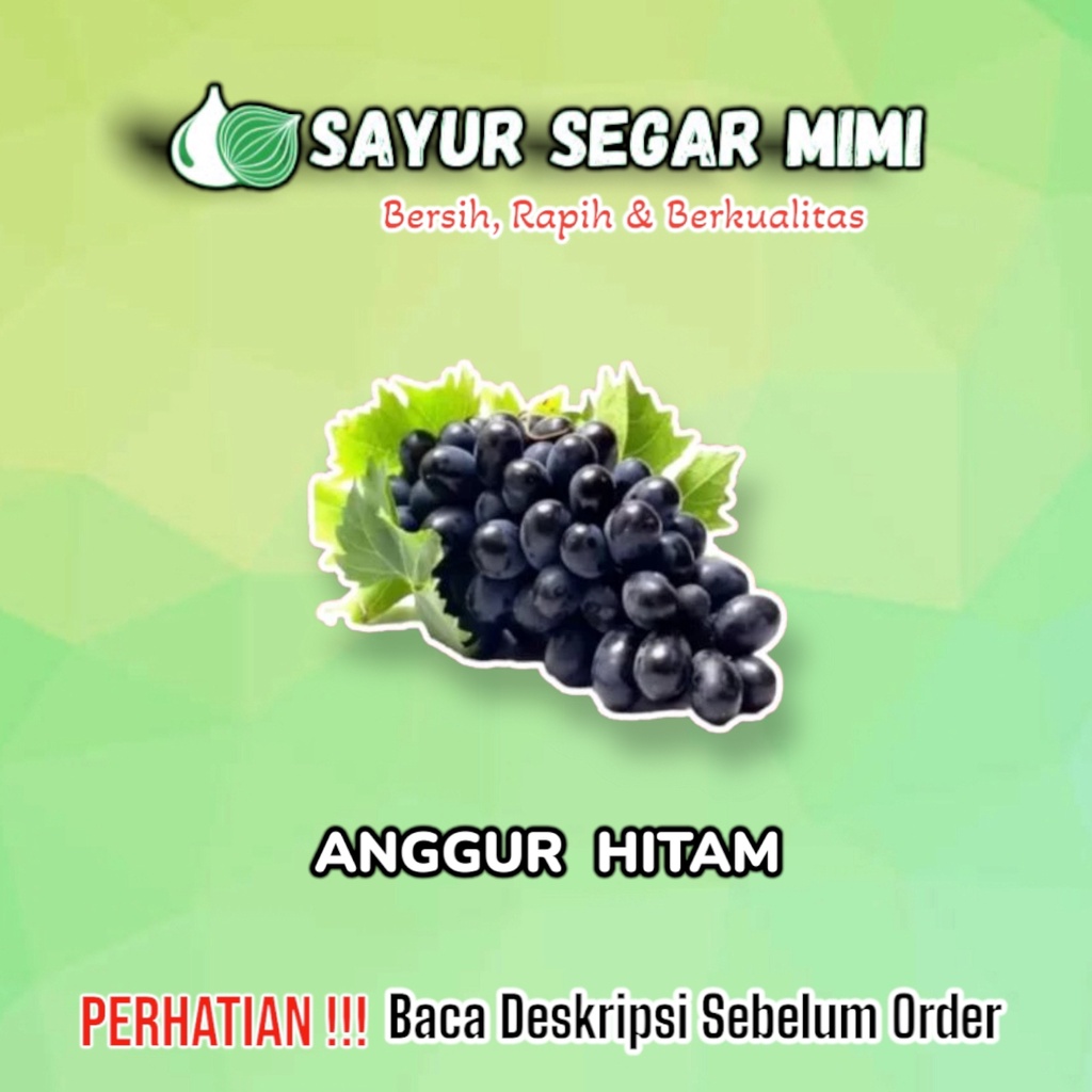 

Buah Anggurr Hitam - Sᴀʏᴜʀ Sᴇɢᴀʀ ♏ɪᴍɪ