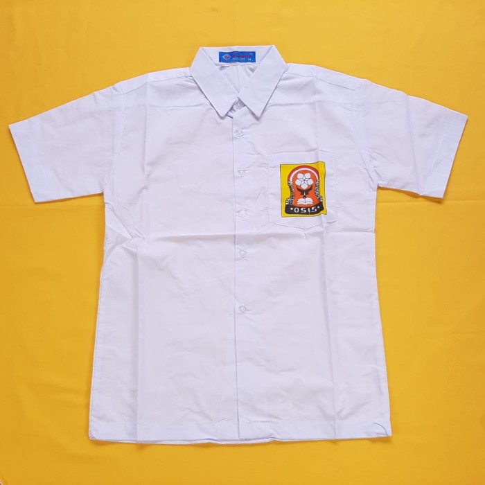 

[MEDAMART] BEST QUALITY Seragam Sekolah SMP Lengan Pendek Merek Seragam Ukuran 14.5