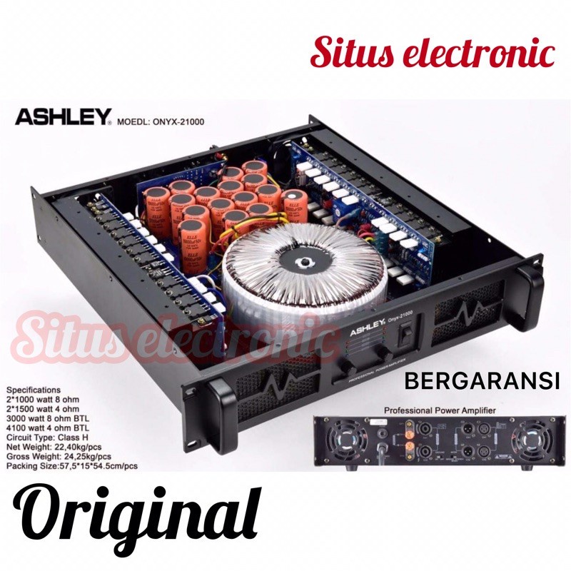 power ashley onyx 21000 original power amplifier ashley onyx 21000