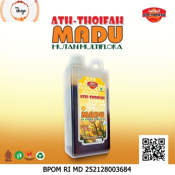 

Madu Hutan Asli Riau Multiflora Ath-Thoifah 1000gr