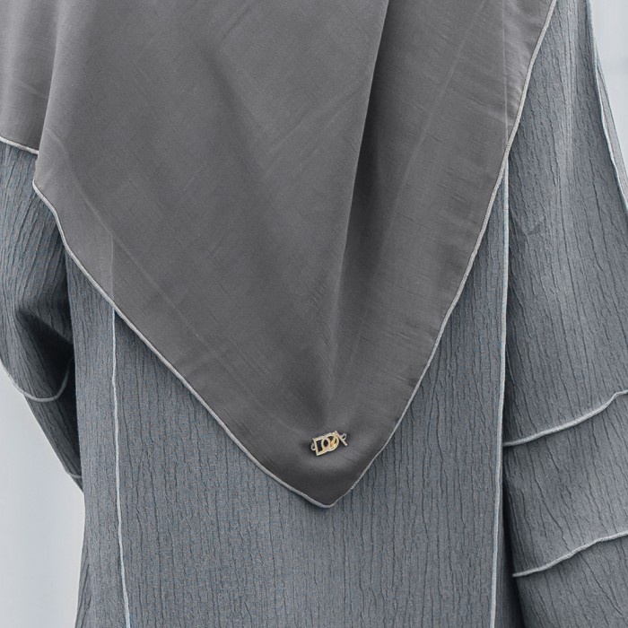DOA - Mariam Scarf Syari - Dark Grey
