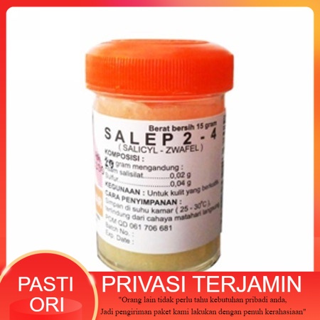Salep 2-4 15 g / SALEP 2-4 salep gatal asli salep belerang(sulfur) Salicyl Cito Salep 24  2-4 Salep 