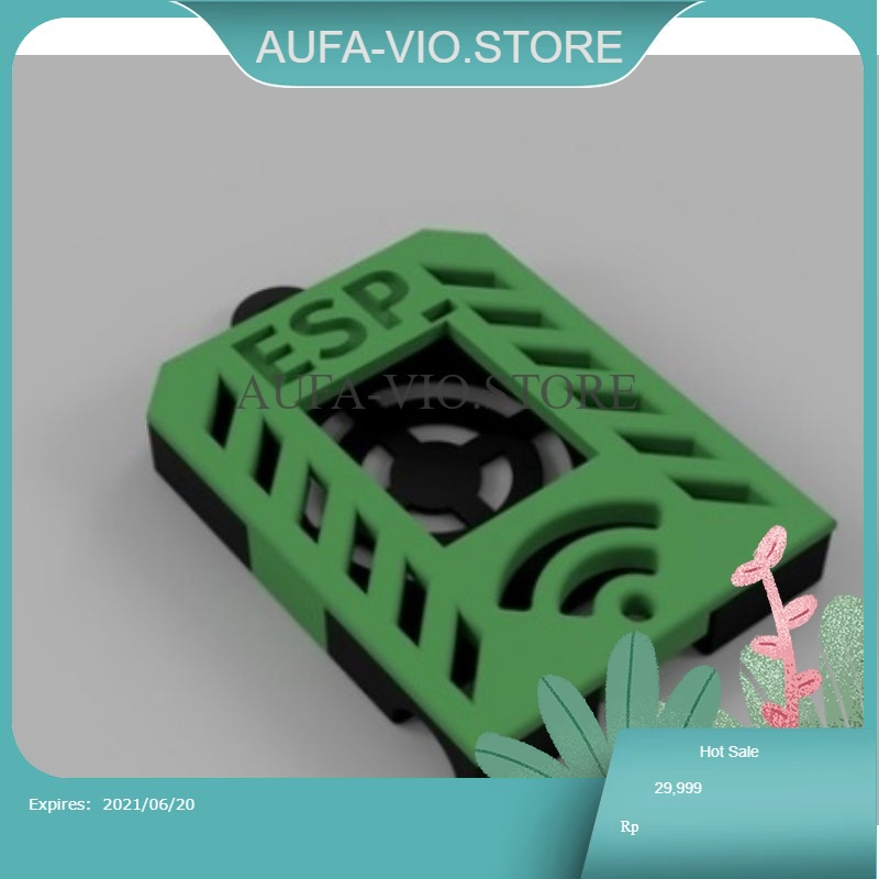 Case wemos D1 MINI versi 2 bahan PLA+