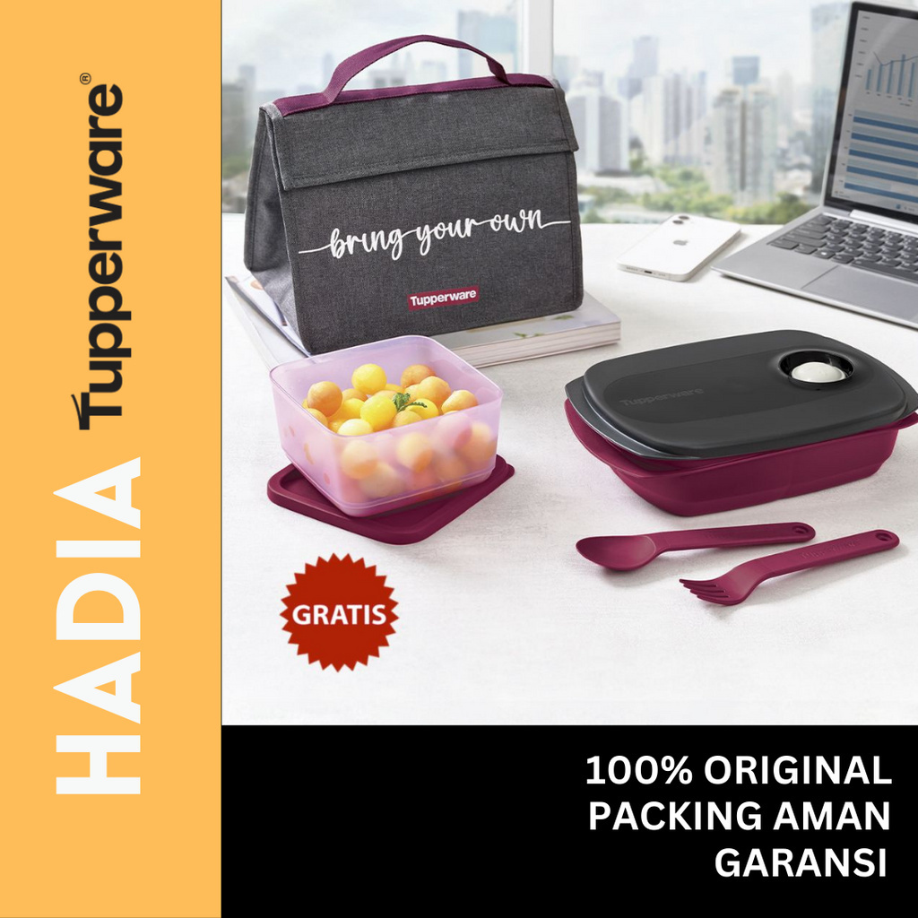 tupperware tempat makan set  BYO lunch set