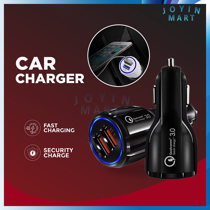 USB Casan Mobil Charger Mobil Fast Charging 2 Port / Fast Charger Mobil Quick Car Charger Casan Mobi