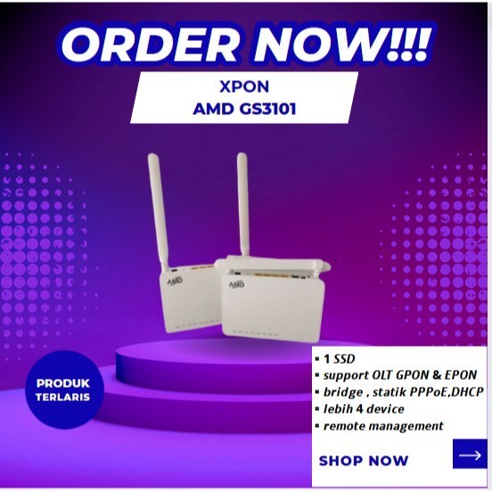 XPON AMD GS3101 EPON GPON + ADAPTOR
