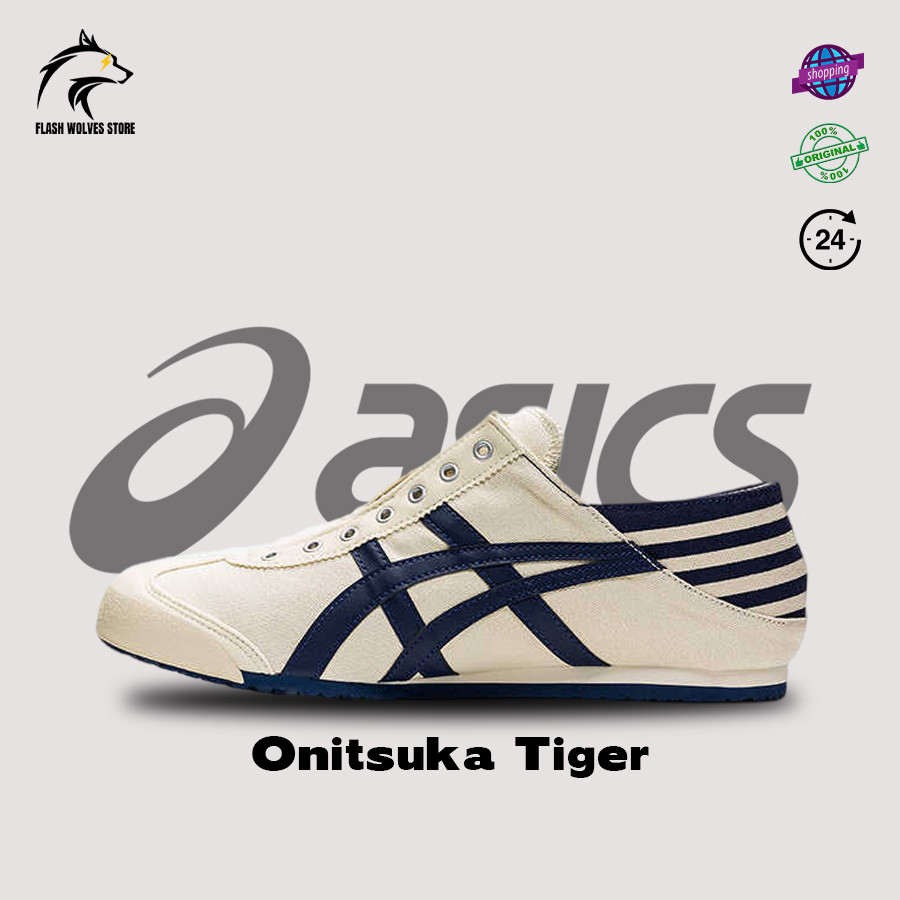 Onitsuka Tiger MEXICO 66 Cyan Original Flash Wolves Store Toko Asli Luar Negeri-TH342N-0250