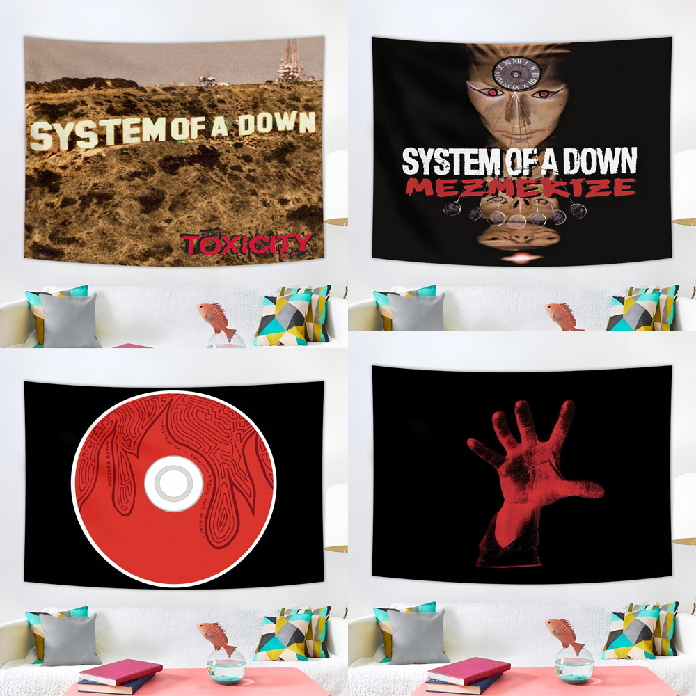 3x5 Ft  Rock System Band of A Down Tapestry Album  Tapestry  for Bedroom, Party Tapestry College Dor