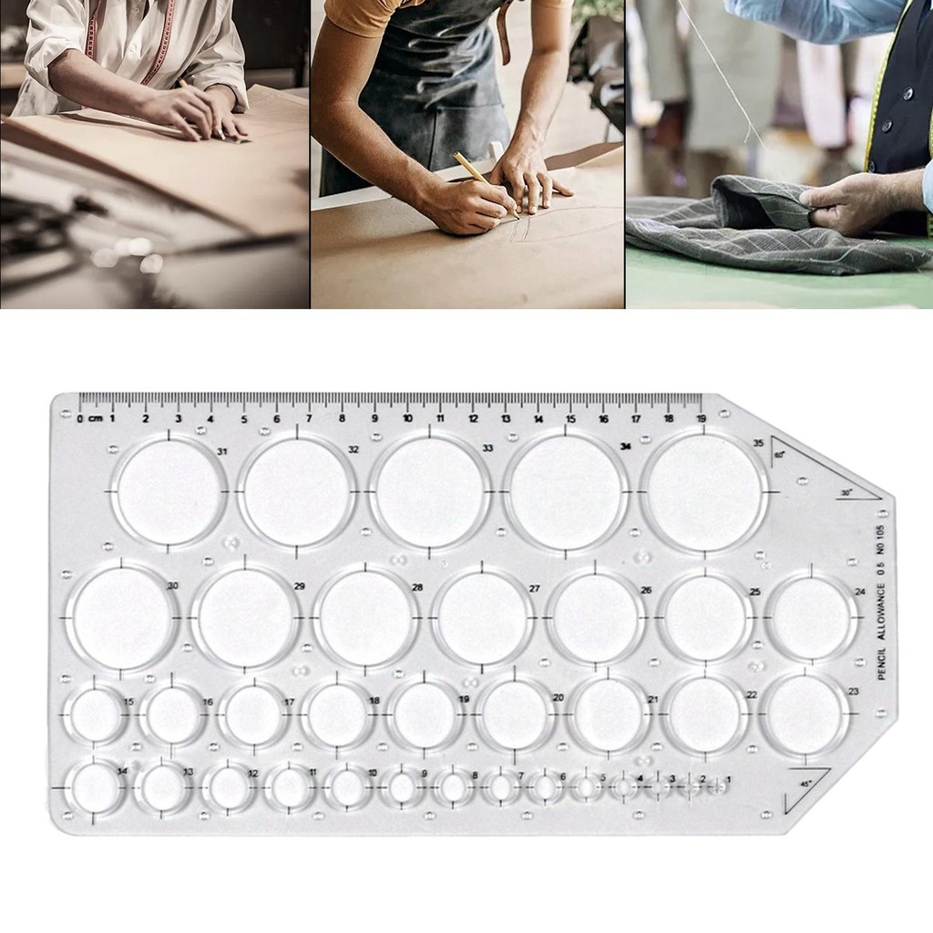

Architectural Circle Template Geometry ing Tool Stencil Painting Scale Drawing ing Ruler Measuring for Drawings School Office