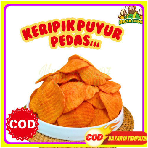 

Keripik Puyur Kerupuk PUYUR Rasa Pedas Gurih Manis 1kg