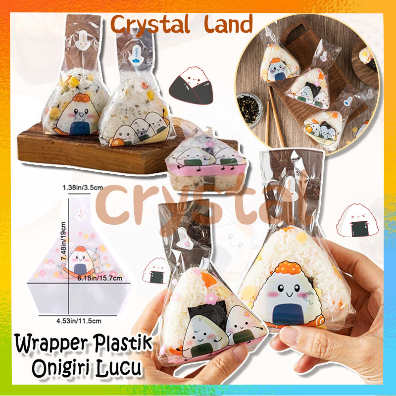

Plastik Onigiri Motif Lucu / Plastik Pembungkus Onigiri 1 PACK ISI 50 Lembar