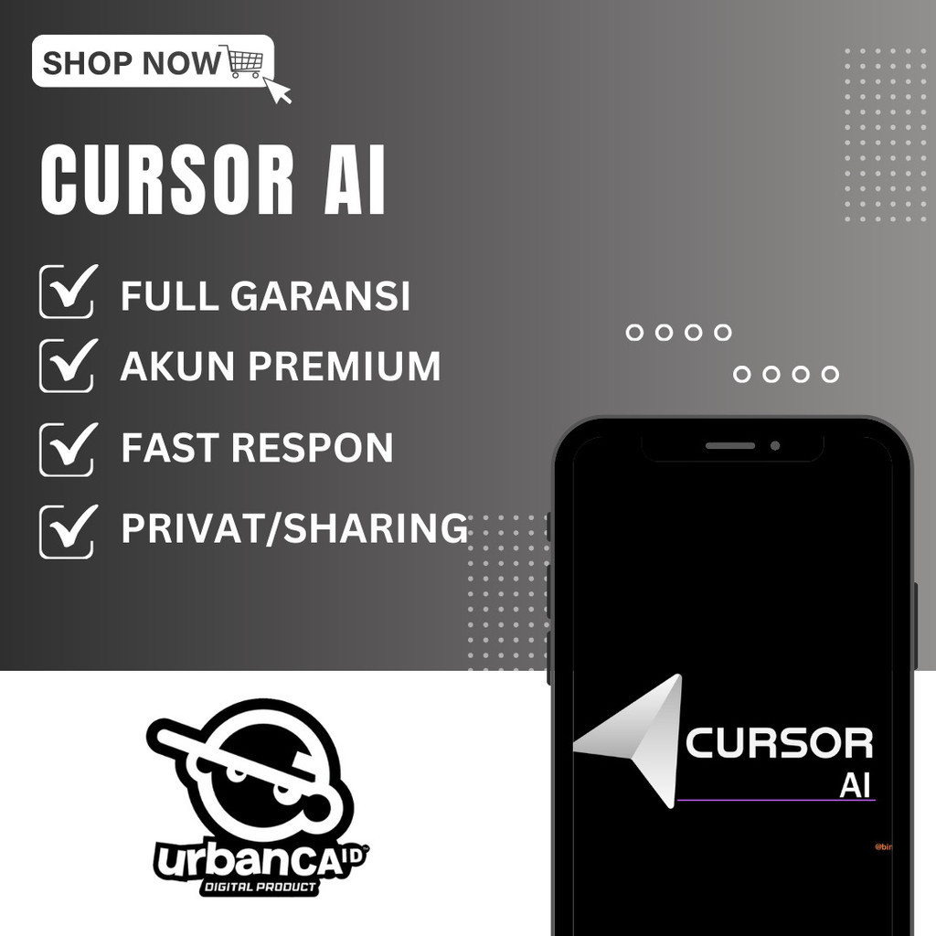 Akun Cursor AI Pro 1 Tahun Private - Code Assistant Tool