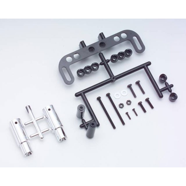 Yokomo Real Muffler Set - Silver (SD-ACM)