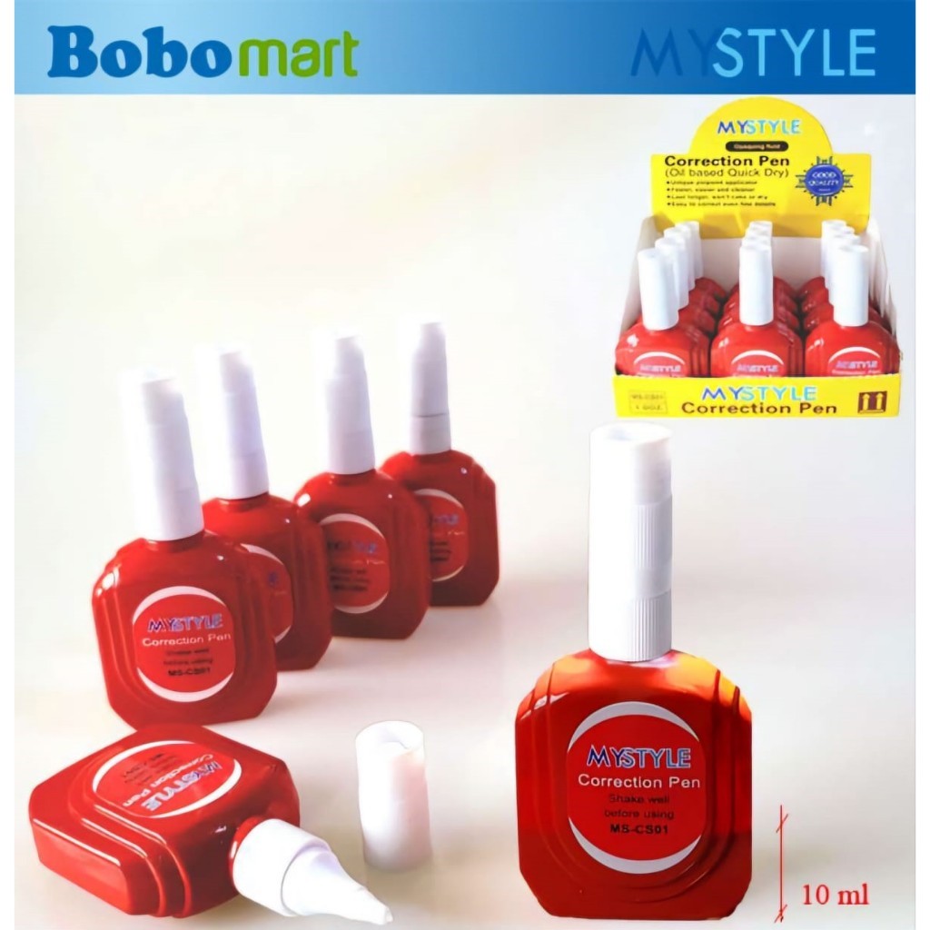 

BOBOMART 1PCS TIP-X CORRECTION PEN TIPE X CAIR CORRECTION FLUID MURAH