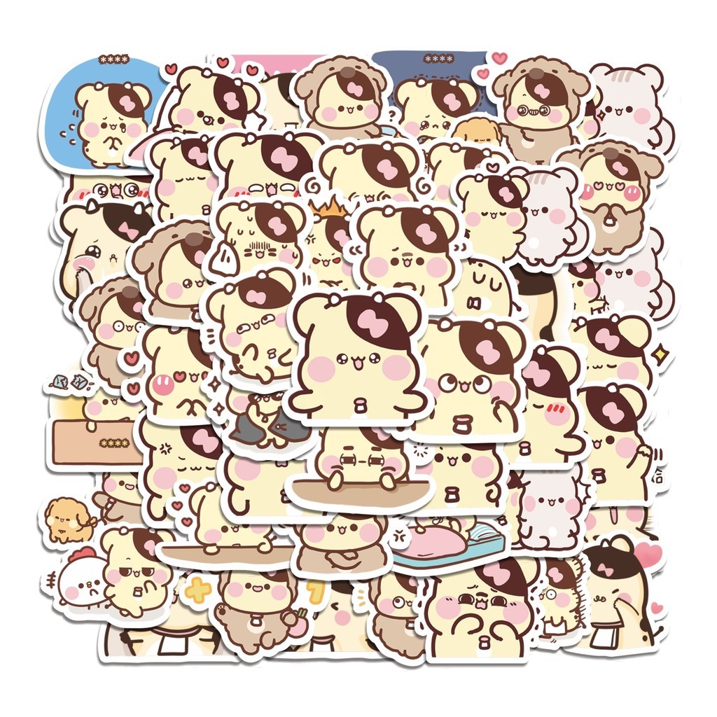 

COD 50 Pcs Stiker Sweethouse Chini Lucu Anti Air Untuk Dekorasi Notebook Sepeda Skateboard Handphone