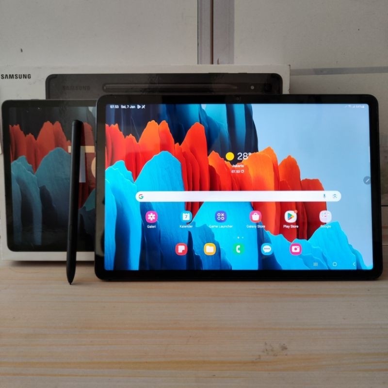 Samsung tab s7 6/128 second original mulus.