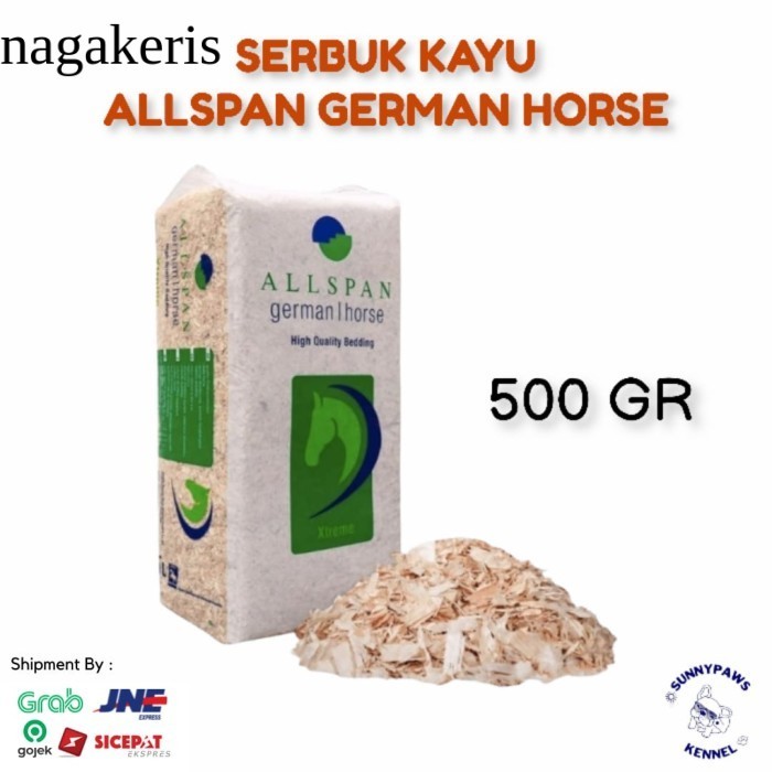 

Serbuk Kayu German Horse Repack 500GR Hamster Kelinci Landak Guinea antik