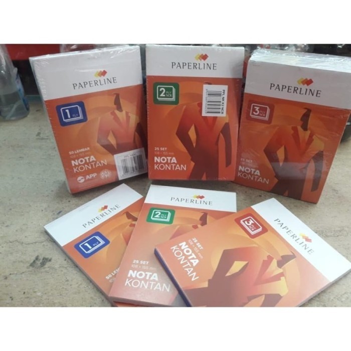 

PRODUK TERLARIS Nota Kontan Uk. Kecil 2 Rangkap / 2 Ply NCR Paperline ( Isi 10 buku )