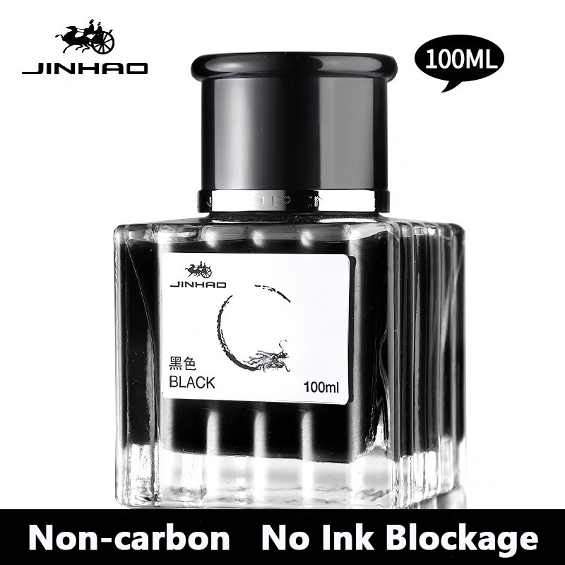 

JINHAO 30/50/100ml Fountain Pen Ink Non-carbon Cartridge Refill Glass Bottled Fountain Pen Ink Stationery Office School Supplies