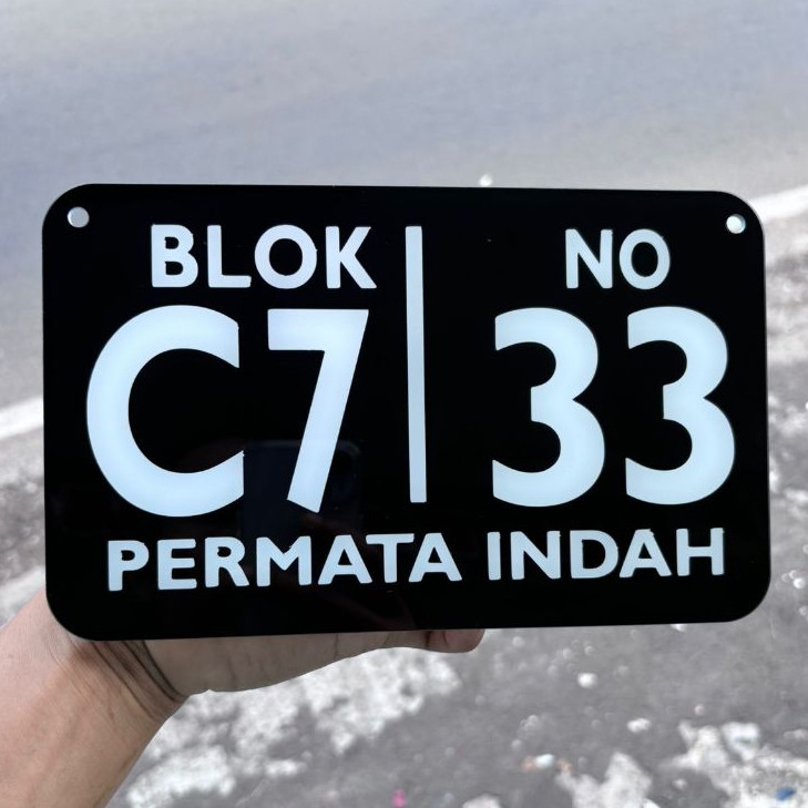 PLAT BINGKAI NOMOR RUMAH ACRYLIC / NOMOR RUMAH MINIMALIS / NOMOR RUMAH AESTHETIC / NO RUMAH AKRILIK